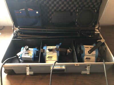 Arri 3 Light Set- 2 Arri 300 Plus & 1 Arri 150 With Stands