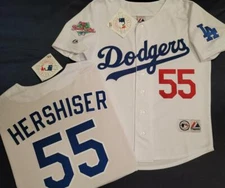 1624 Los Angeles Dodgers OREL HERSHISER 1988 World Series Baseball Jersey New