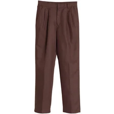 Kounselor (England) Vintage, 1970s, Wool Twill, Pleated Front