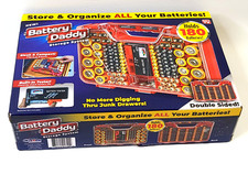 180 Battery Daddy Storage System Caddy Organizer with Case and Tester
