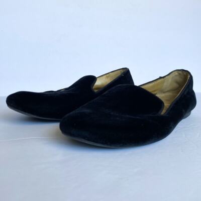 Birdies Womens Size 6 Black Velvet The Starling Flats | eBay
