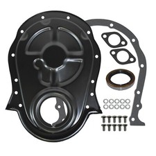 Big Block Chevy Black Steel Timing Cover Kit Bbc 396 402 427 454 Gen 4 1965-87