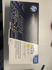 NEW Genuine HP 502A Q6472A Yellow Toner LaserJet 3600 3800 CP3505 NIB