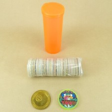 100 Pogs + 2 Slammers + Pog Tube 1990s Retro ...