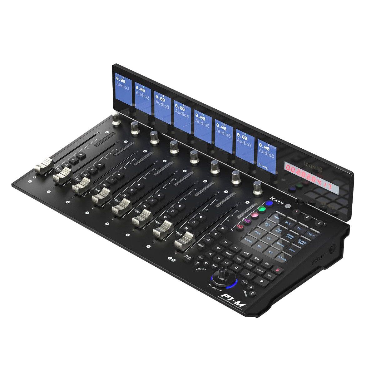 Панель управления iCon Pro Audio P1-M DAW в комплекте с дисплеем D4T (Демонстрационная версия)
