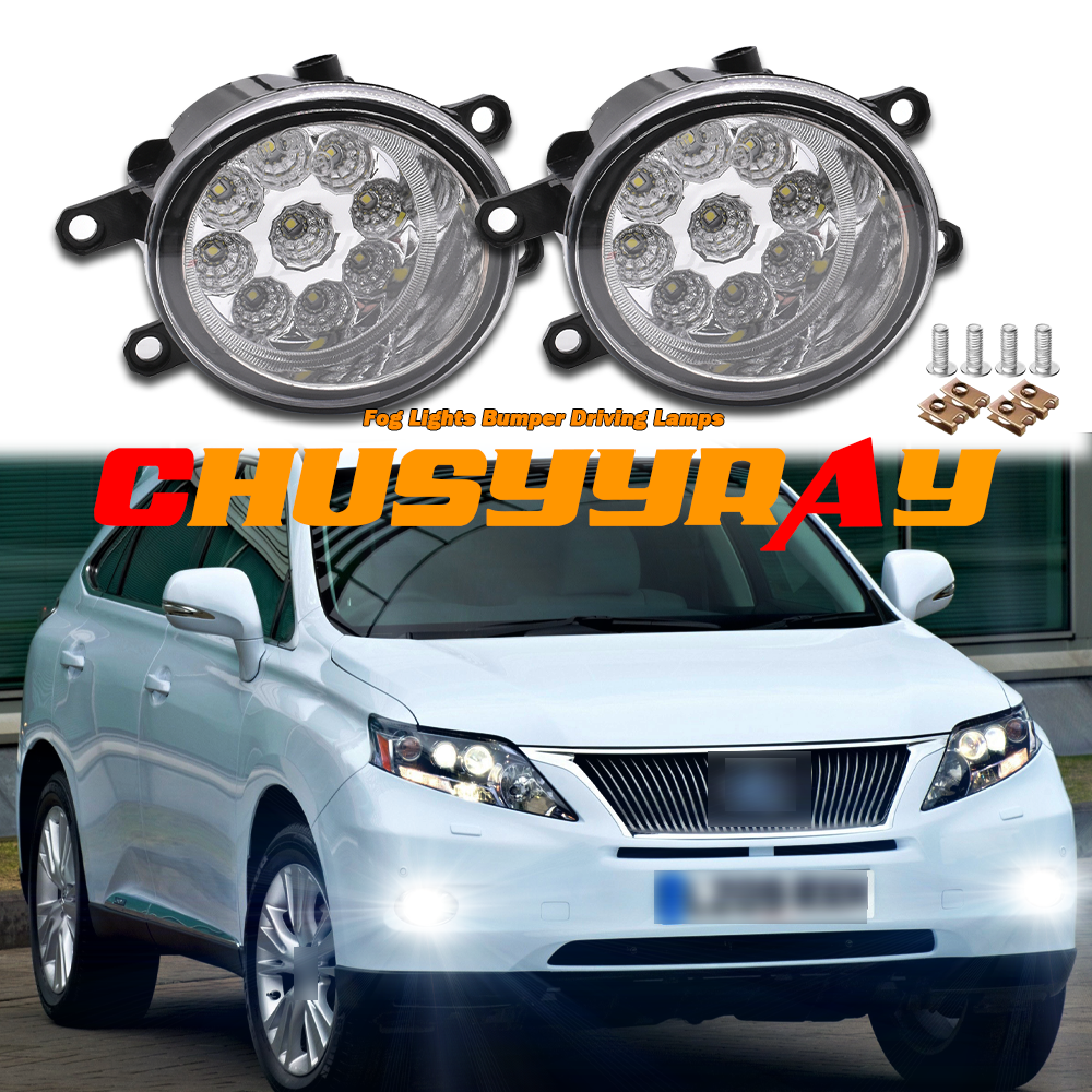 For Lexus RX350/RX450h 2010-2014 LED Front Bumper Fog Lights Lamp