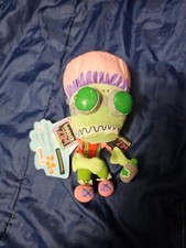 Invader Zim beanie plush 2005 Pesticide Zim rare