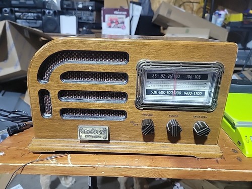 Crosley Radio 1946 4190 AM/FM Reproduction Collector Edition w/ Tape ...