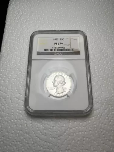 1952 Washington Quarter PF67+ NGC Certified
