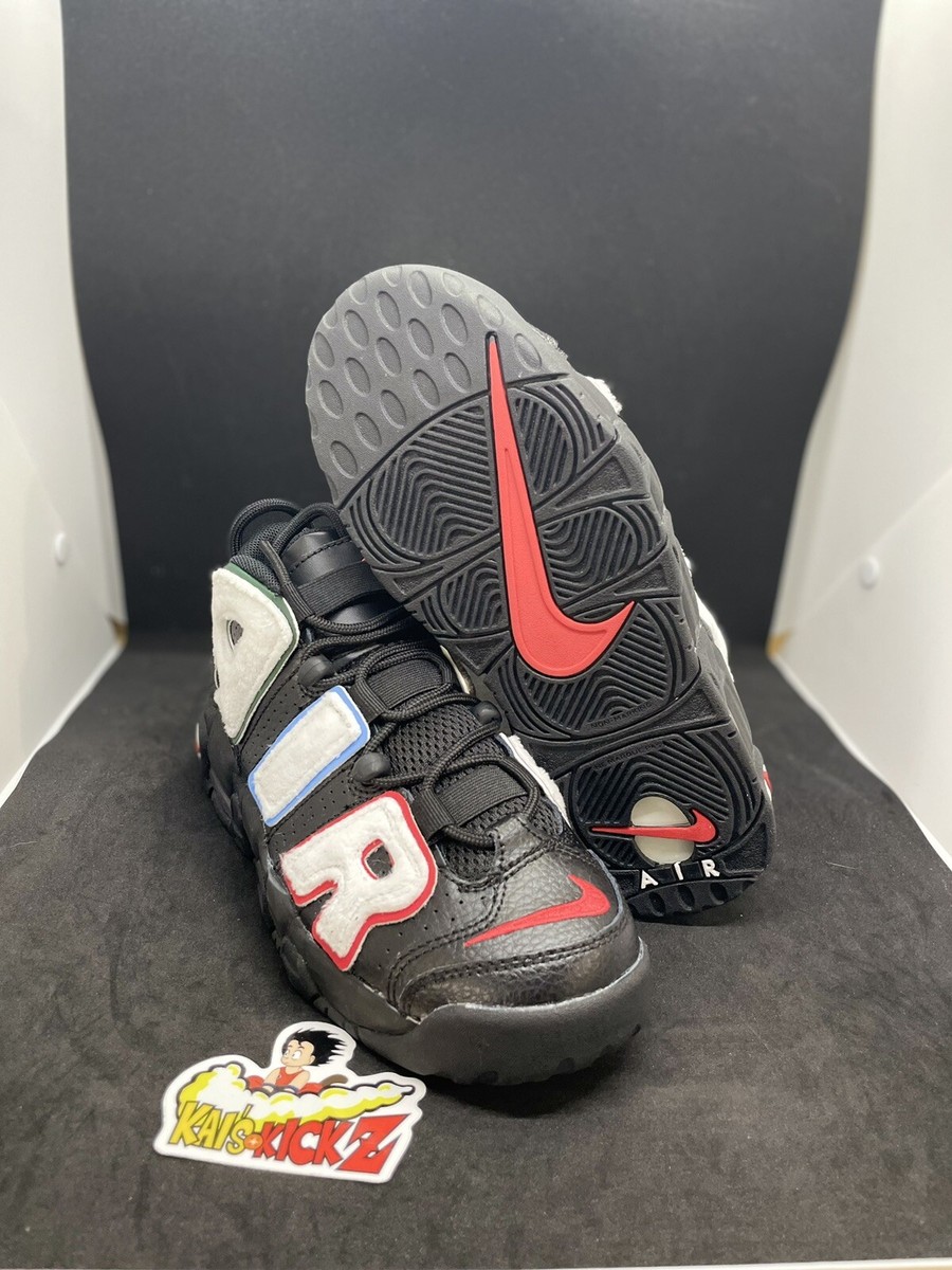 nike uptempo black size 12