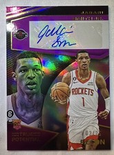 2022-23 Recon Basketball Jabari Smith Jr RC True Potential SSP /25 Auto Rockets
