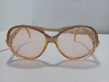 Vintage OSCAR DE LA RENTA VII by AMERICAN OPTICAL Clear Beige - Rare Big Logo -