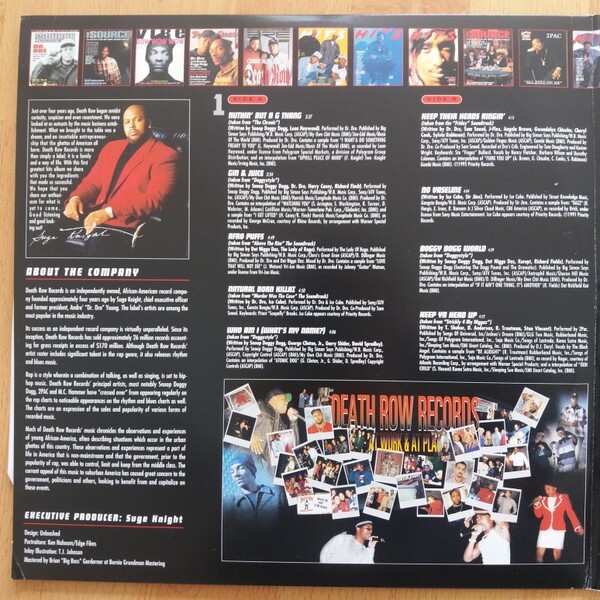 DEATH ROW GREATEST HITS 4枚組レコード Death Row / Greatest Hits 12