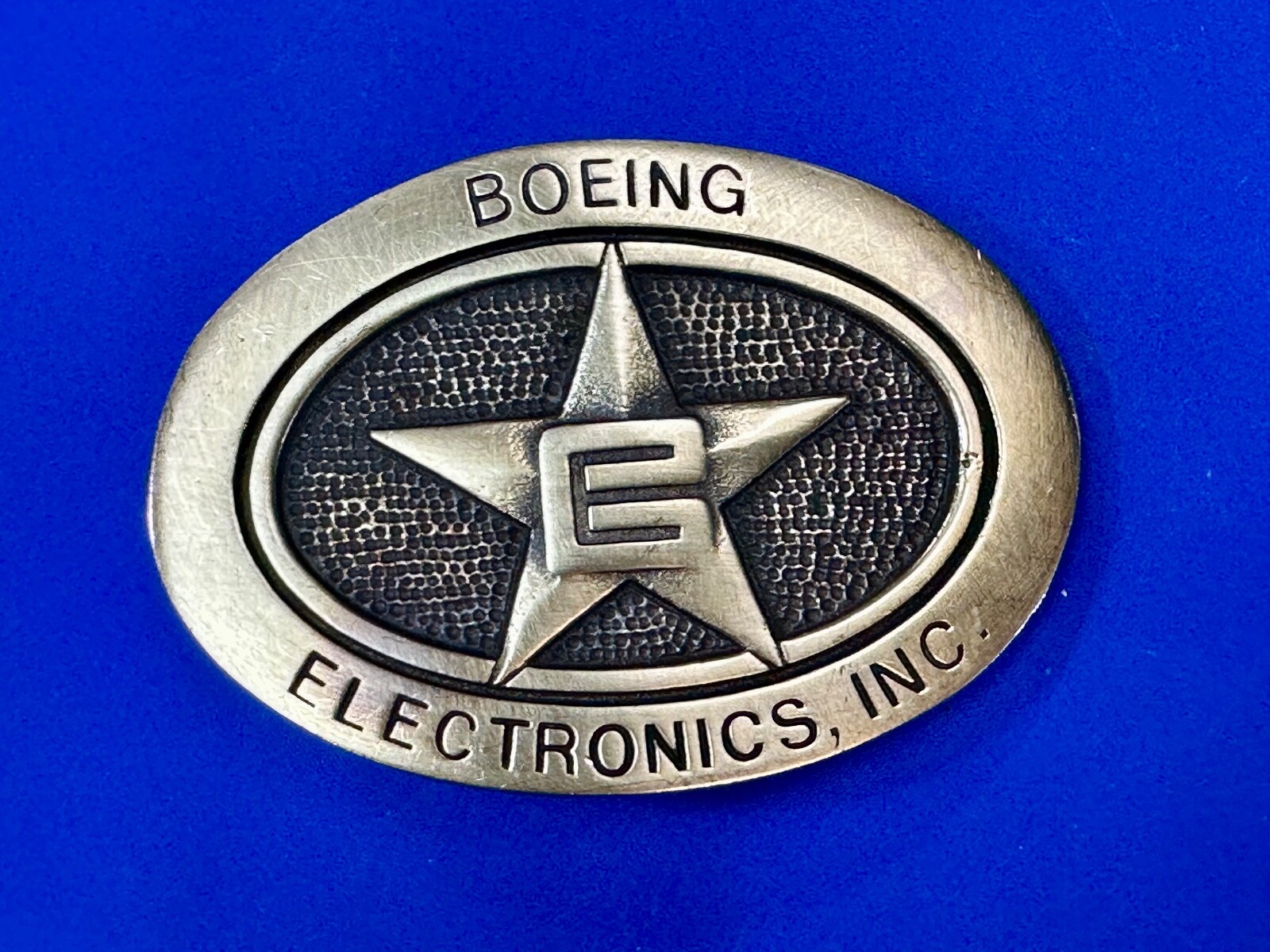 Vintage Boeing Electronics Inc Solid Brass Bts 19… - image 3