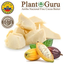 Raw Cocoa Butter 100% Pure Natural Unrefined Organic FOOD GRADE Cacao Bean Bulk
