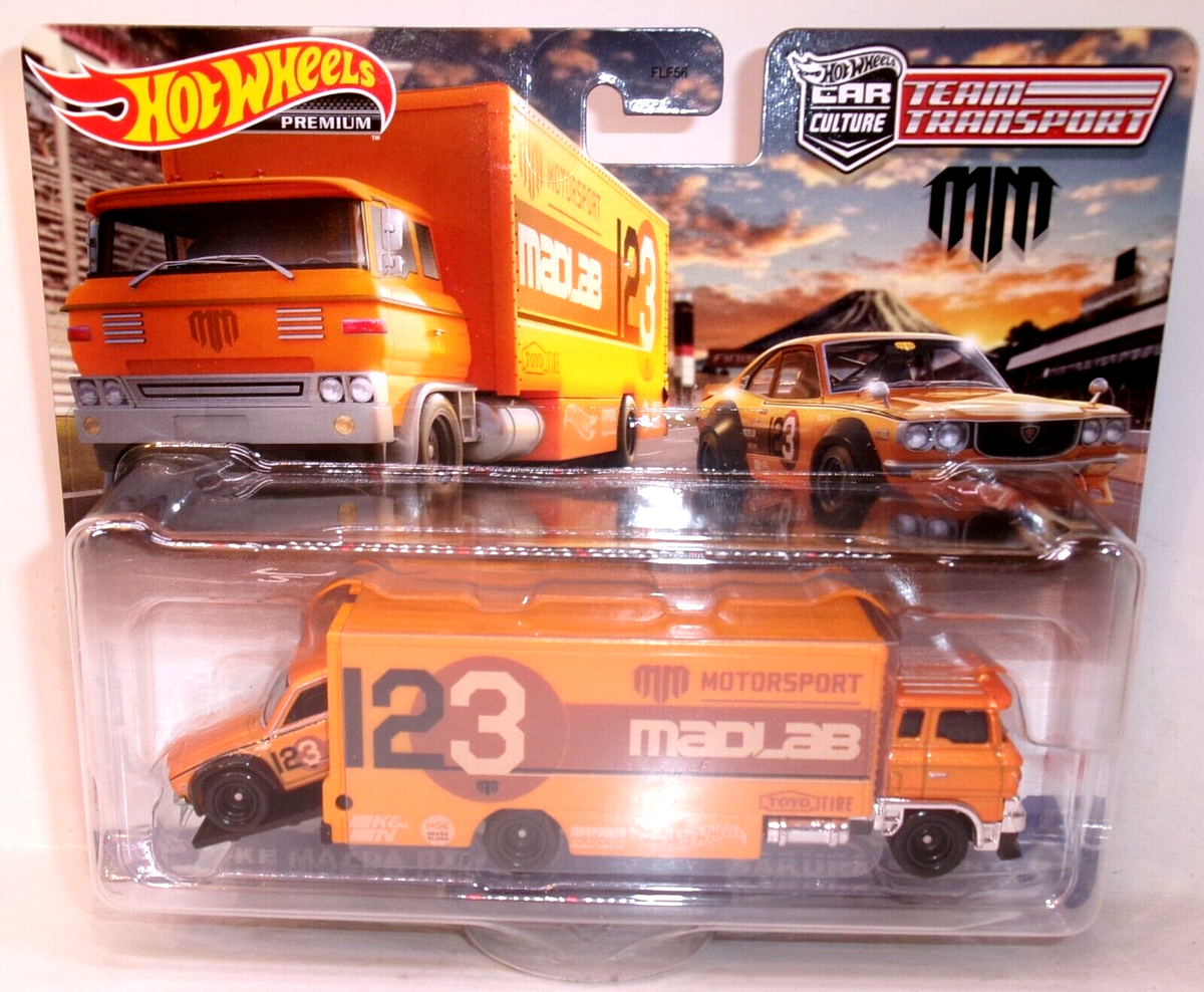 2023 HOT WHEELS PREMIUM CAR CULTURE TEAM TRANSPORT MAD MIKE MAZDA