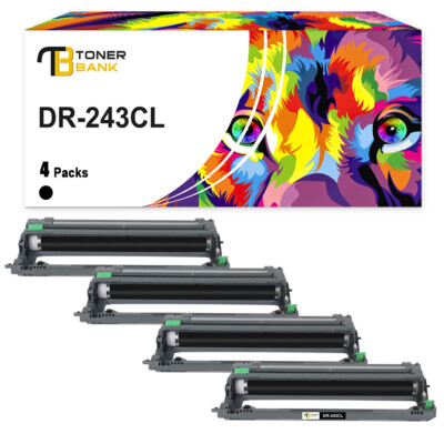 4 Trommeln XXL für Brother DCP-L 3510 CDW DCP-L 3550 CDW HL-L 3210 CW DR-243 CL