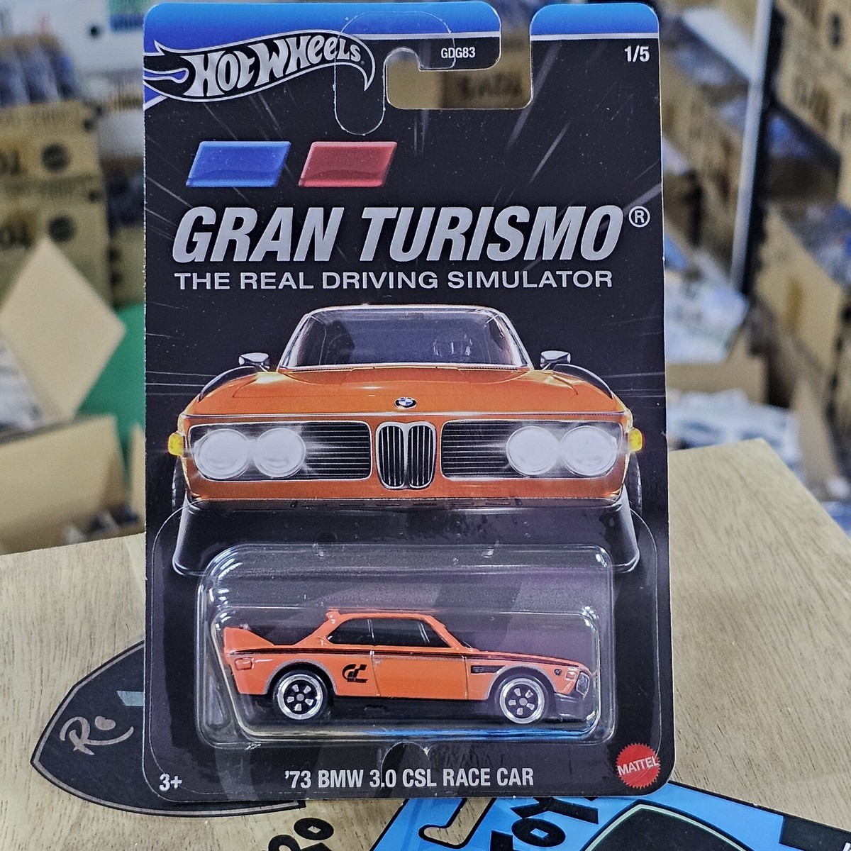 HOT WHEELS 73 BMW 3.0 CSL RACE CAR GRAN TURISMO EXCLUSIVE SERIES