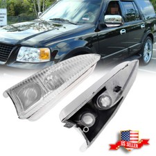 Chrome Side View Mirror Turn Signal Lights For 03-06 Ford Expedition Navigator Chrome Side View Mirror Turn Signal Lights For 03-06 Ford Expedition Navigator