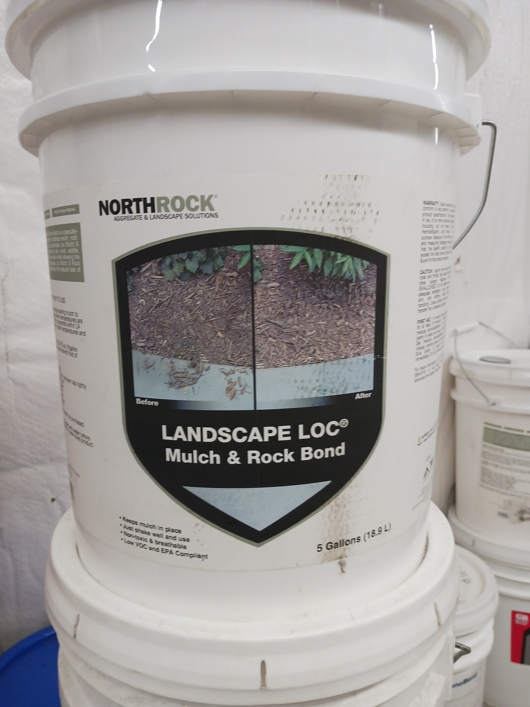 Northrock Landscape Loc Mulch & Rock Bond 5 Gallon Coverage up to 750