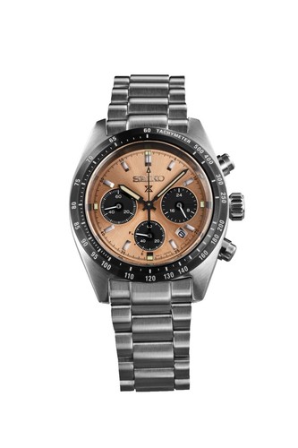 Seiko 7T52-7A10 Chronograph Date Stainless Steel Quartz Mens Watch