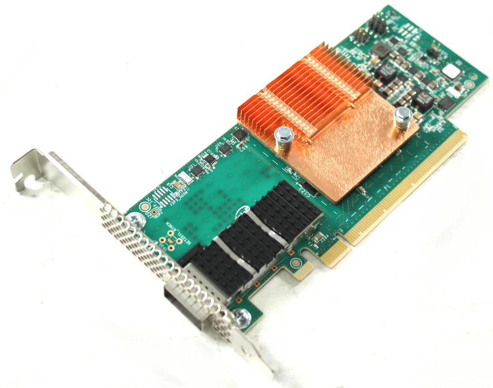 Adaptador de tela host Intel 100HFA016LS Omni Path serie 100 soporte de alto perfil Foto 3 de 4