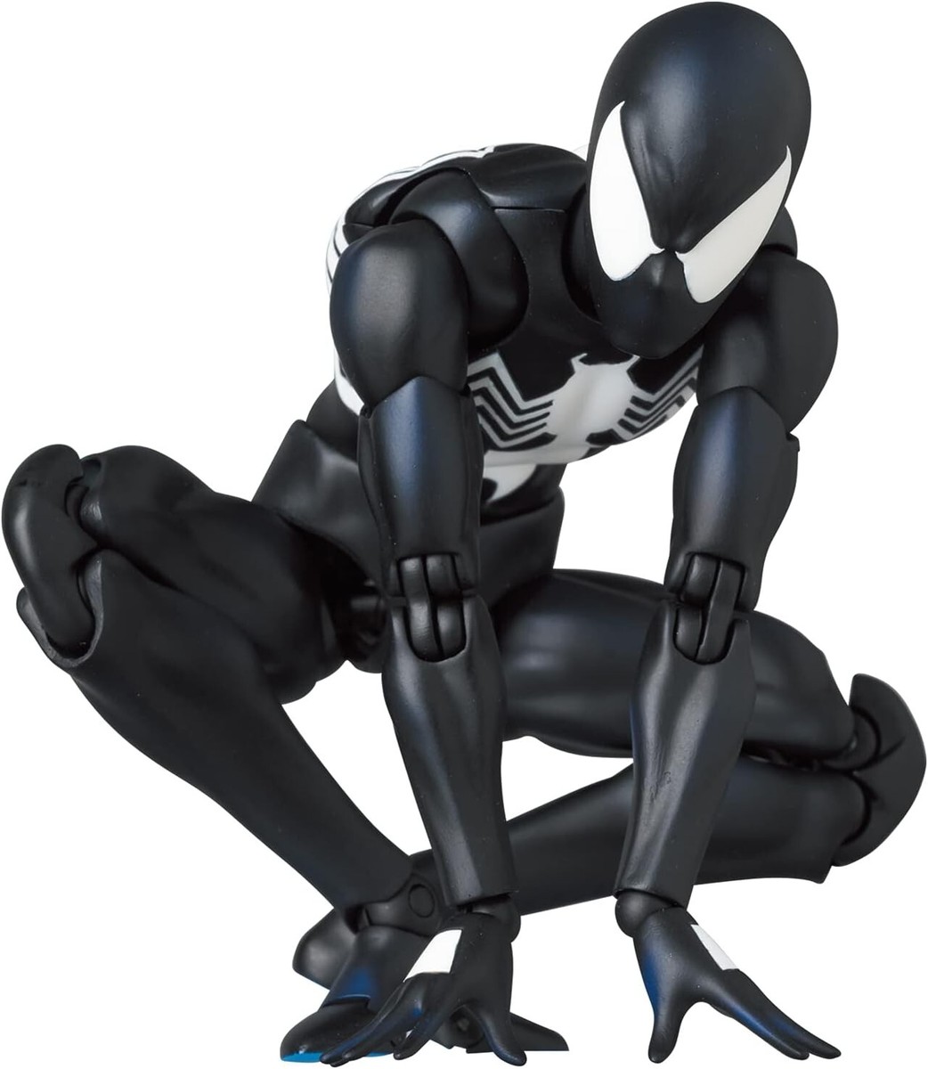 MEDICOM TOY - SPIDER-MAN BLACK COSTUME 1000％ Original Medicom Toys MAFEX Amazing SpiderMan No.147 Spider