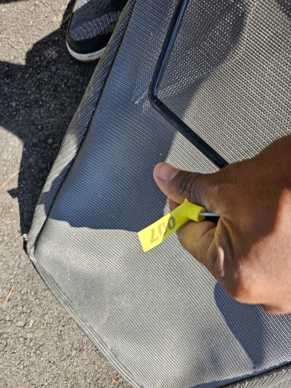 Genuine Honda Lawn Mower Grass Bag / Frame model 81320 VLOPOO Lightly