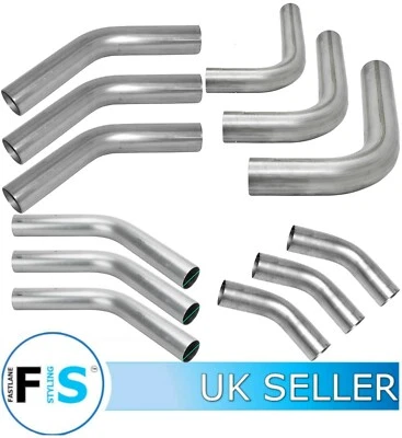FLS PERFORMANCE T304 STAINLESS STEEL CUSTOM EXHAUST MANDREL BEND 30 45 60 90 DEGREE