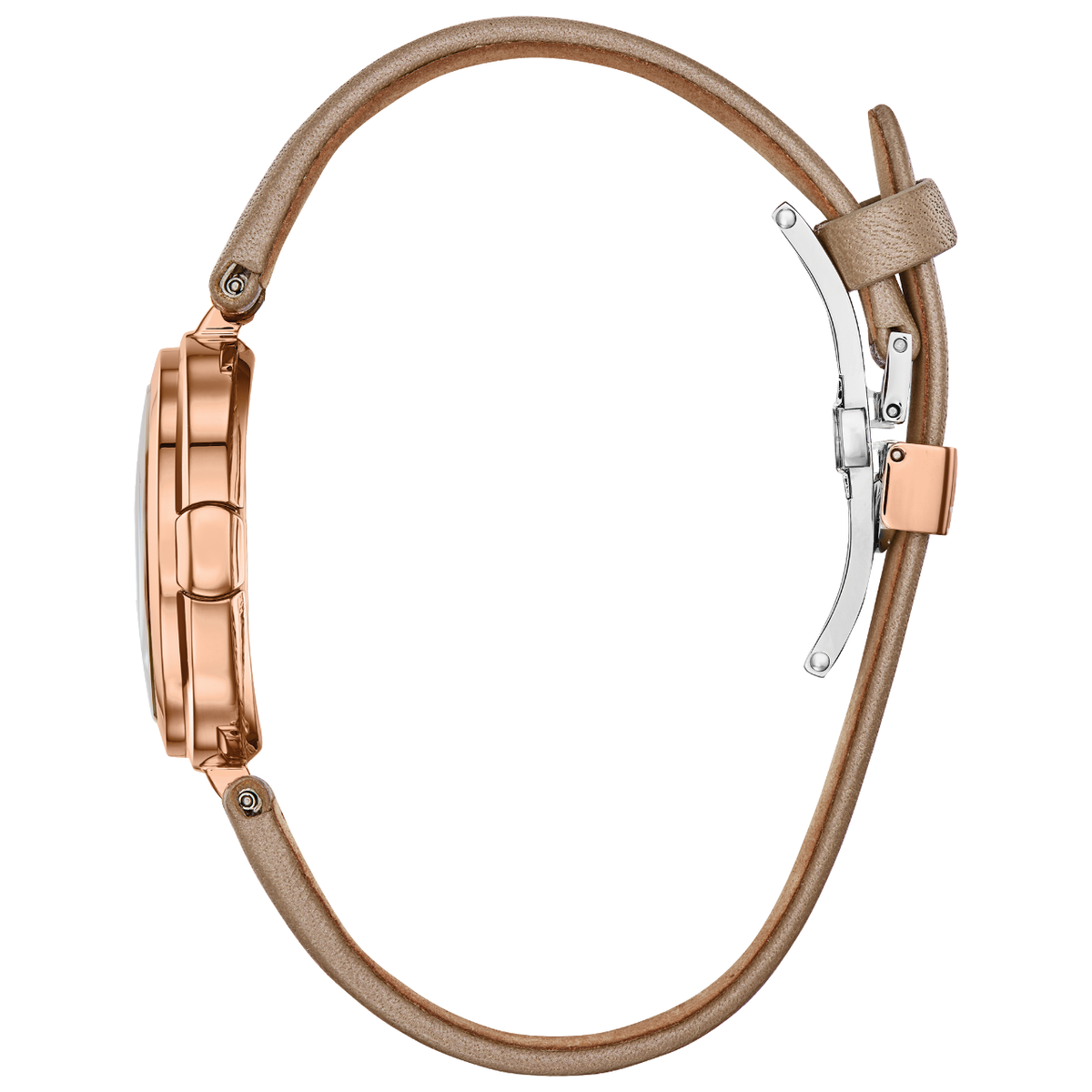 Citizen Women's Capella Eco-Drive Diamond Accents Brown Watch 34MM