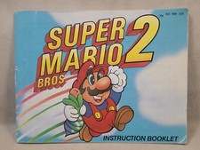 Super Mario Bros 2 Nintendo Entertainment System NES Authentic MANUAL ONLY