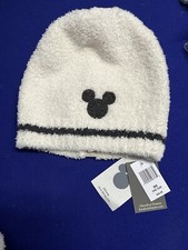 DISNEY PARKS BAREFOOT DREAMS MICKEY MOUSE BEANIE HAT ADULT NEW
