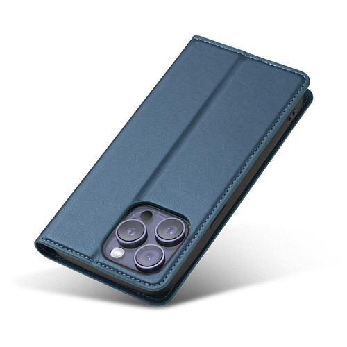 Flip Leather Wallet Magnetic Case for iPhone 16 15 14 13 12 11 XS XR 7 8 Plus SE - Picture 55 of 85