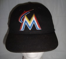 Florida Marlins Baseball Cap Kid's Youth Adjustable Strapback Hat Black MLB