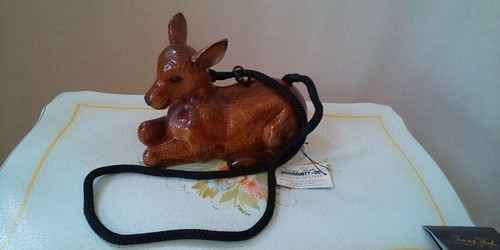 TIMMY WOODS SHOULDER BAG PURSE Small decorative item Wood Unused From Japan - Picture 6 of 7