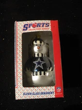TOPPERSCOT DALLAS COWBOYS SNOWMAN ORNAMENT NEW IN BOX