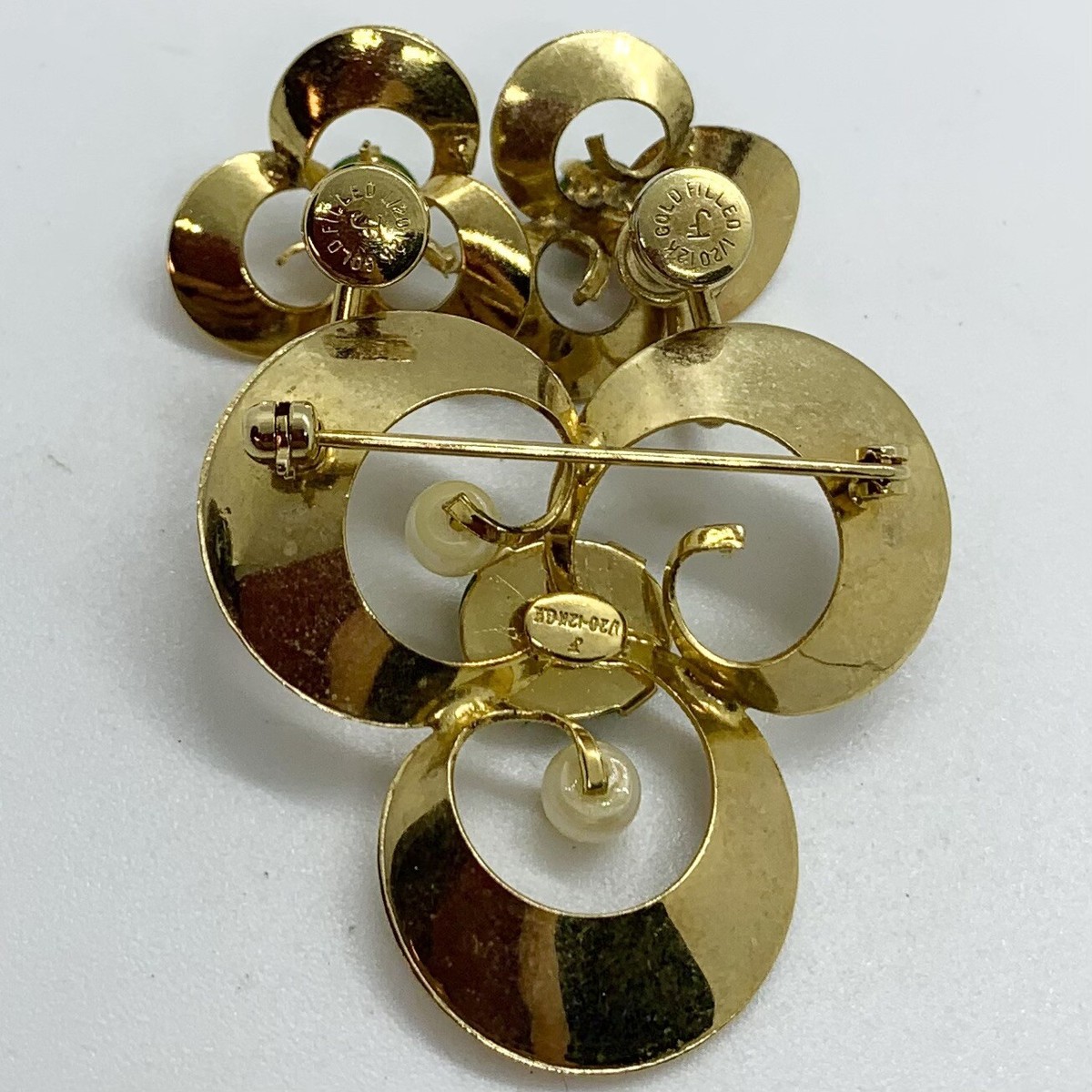 CONNEMARA MARBLE ブローチ 1920's Connemara Marble Brooch（1920年代 コネマラマーブル