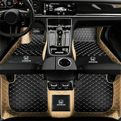 For Honda All Models Waterproof Custom Car Floor Mats Front & Rear Carpet Liner - Picture 29 of 44