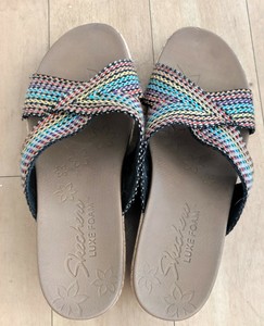 skechers luxe foam wedges