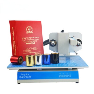 AMD-8025 Digital Hot Foil Stamping Printer for Book Cover, Menu
