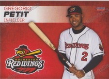 2018 Rochester Red Wings Gregorio Petit RC Rookie Minnesota Twins VZ