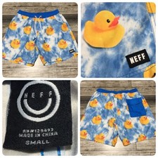 Neff Rubber Duck Shorts Men  s S Inseam 6.5 Pockets Unlined Lightweight