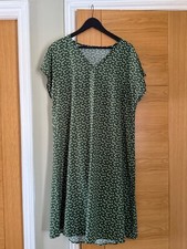 Love heart green casual dress