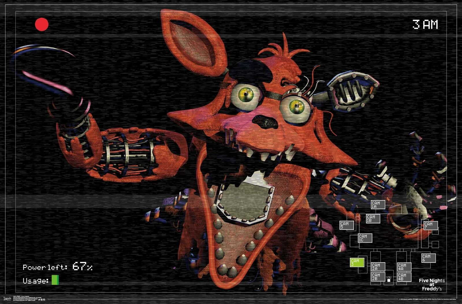 Five Nights at Freddy's - Foxy Camera Poster