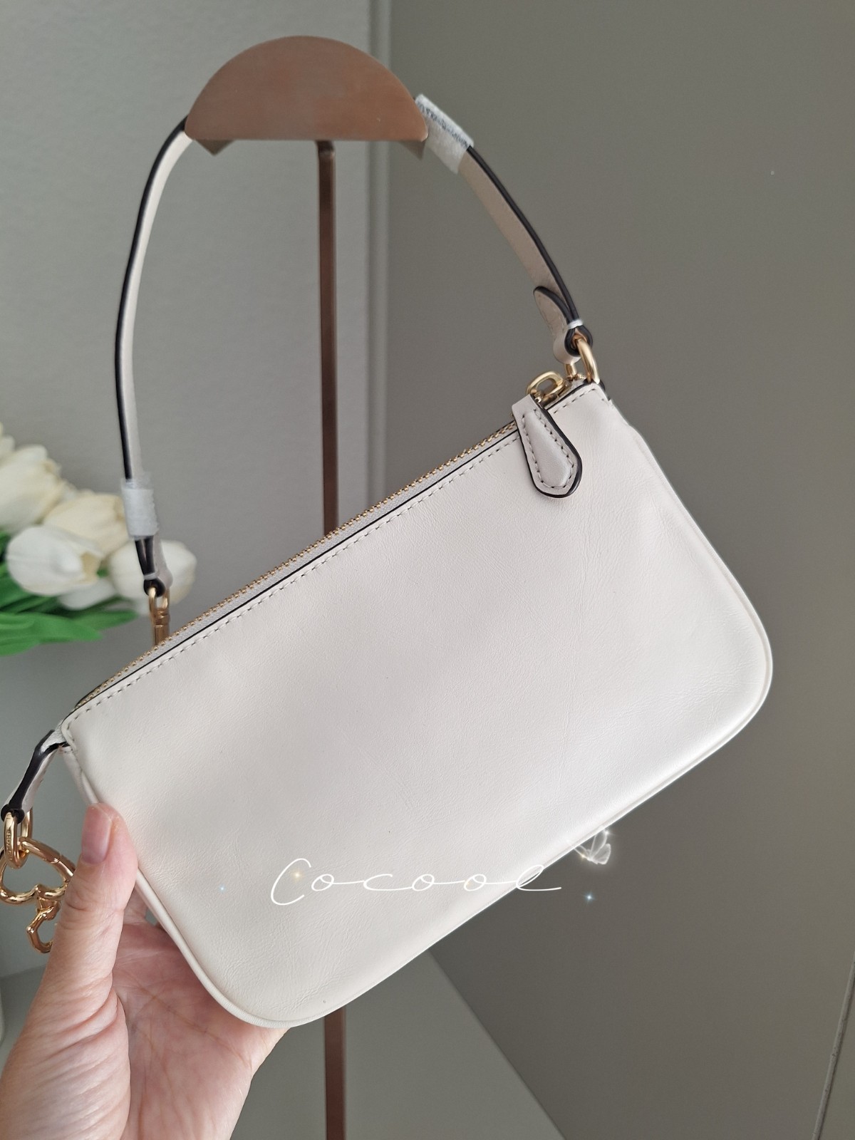 NWT Authentic Coach Nolita 19 With Daisy Embroidery C3356 RARE image 7
