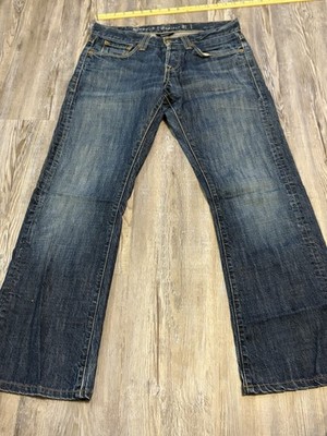 VTG Levi s Capital E Skinner Low Slim Boot Jeans W30 L32 Made In USA Button Fly