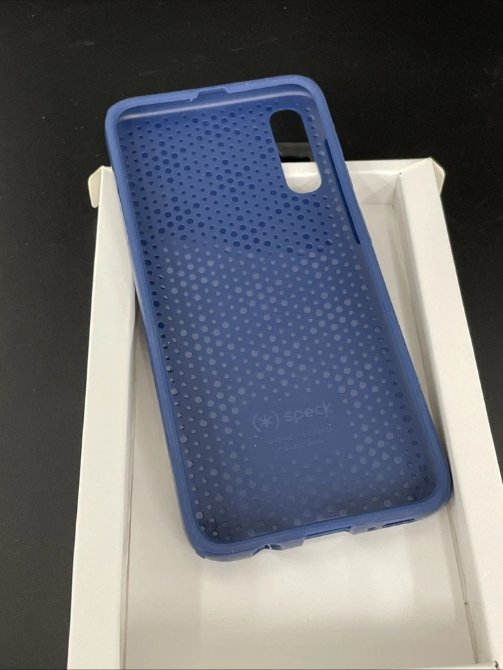 Funda para teléfono celular Samsung Galaxy A50 Candyshell Speck Lite azul súper delgada Foto 3 de 4