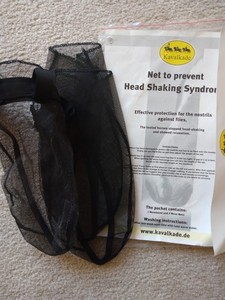 Kavalkade 3 Nose Nets -Head Shaking -Black Mesh -Fly Bridle