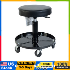 Hyper Tough Adjustable Rolling Shop Stool Creeper Seat With Tool Tray 300 Lb Hyper Tough Adjustable Rolling Shop Stool Creeper Seat With Tool Tray 300 Lb