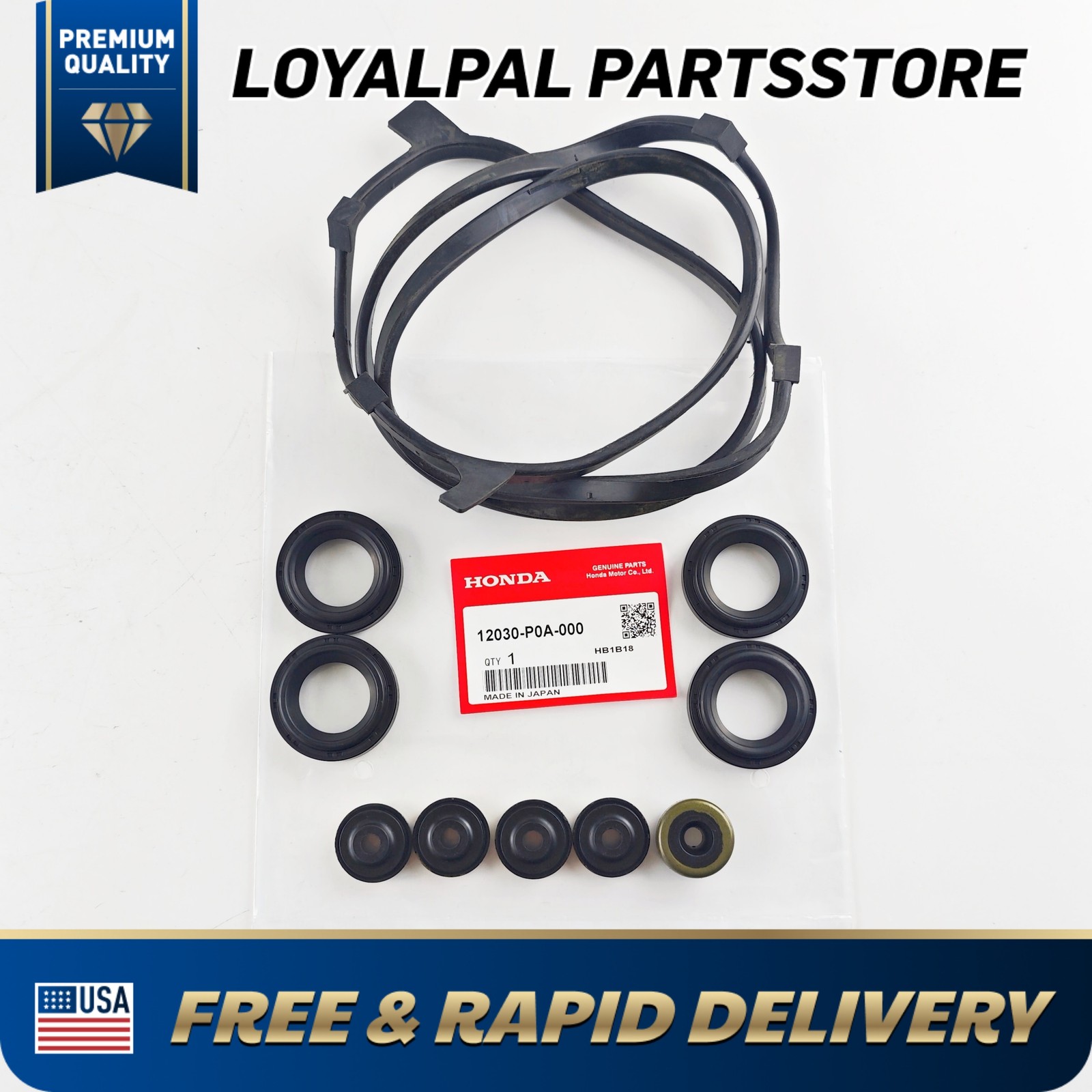 12030-P0A-000 OEM Valve Cover Gasket Set For Honda Acura Accord 2.3L 1994-2002